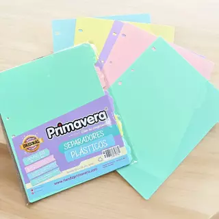 Separadores 105 X5 Color Pastel 326 Primavera