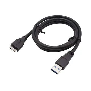 Cable Usb 3.0 Micro Usb Tipo B Para Discos Duros - Negro