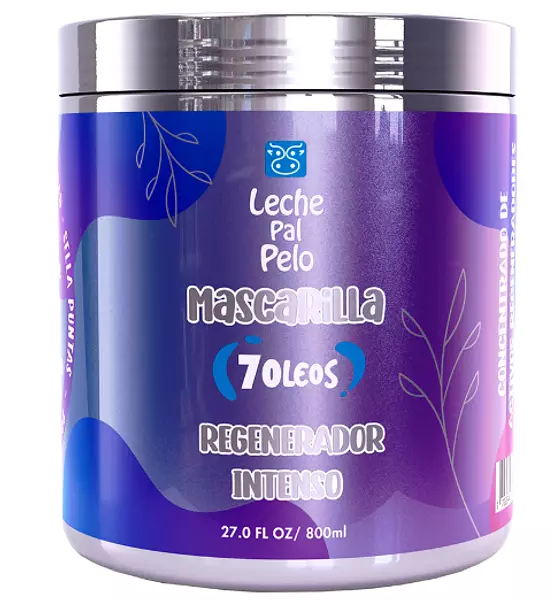 Mascarilla 7 Oleos Leche Pal Pelo