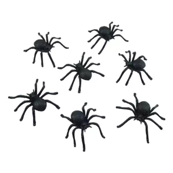 ARAÑA PLASTICA NEGRAX10