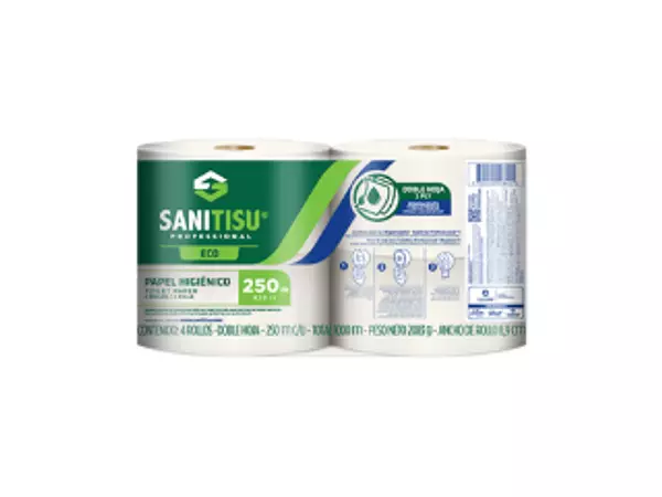 PAPEL HIGIENICO INST NATURAL 250MT X1 SANITISU