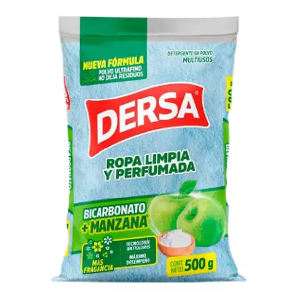 DETERGENTE BICARBONATO + MANZANA 500G DERSA