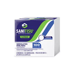 SERVILLETA SANITISU DOBLE 1P 30X100