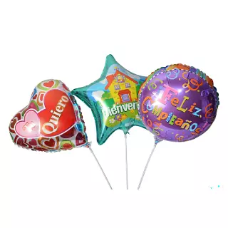 Globo Metalizado Pequeño Estampado