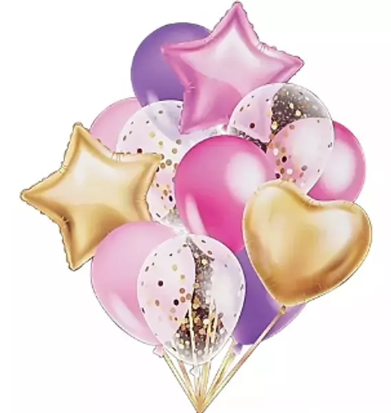 Globo Metalizado Set Tz001-A1