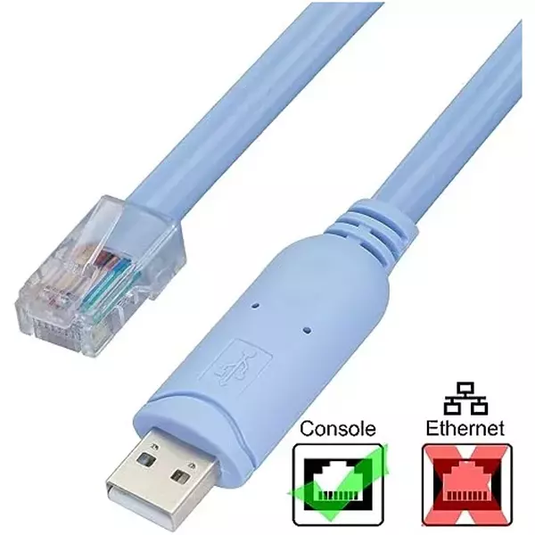 Cable 1.8m De Usb A Rj45 De Consola