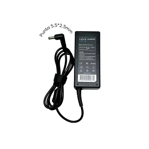 Cargador Para Portátil Toshiba 19v 2,37a Punta 5.5 * 2.5 Mm