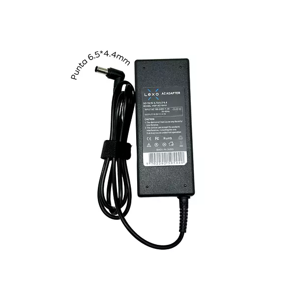 Cargador Para Portátil Sony 19.5v 3.3 A Punta 6,5 * 3,3 Mm