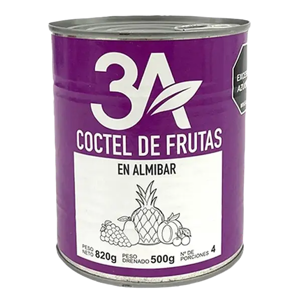 Coctel De Frutas 3a Lata X820gr