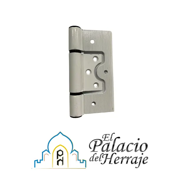Bisagra Omega Aluminio Blanco 4" - Mda