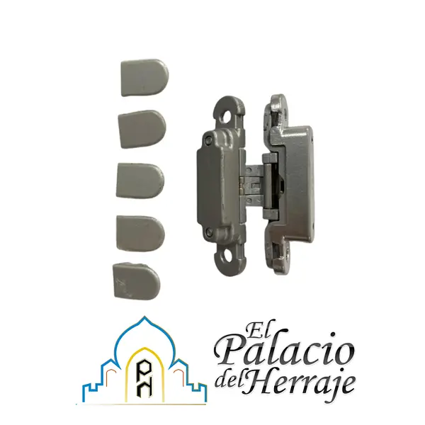 Bisagra Invisible Espesores 18mm -18kg Gris-Hafele