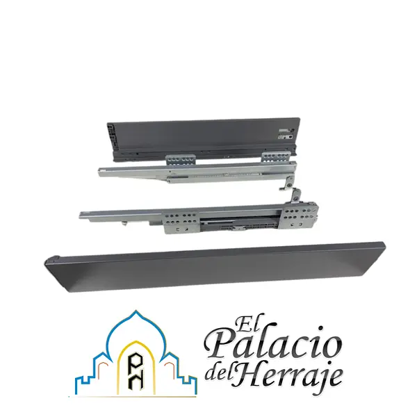 Costado Metal C/Lto Gris Ant 50cm H86 - Feh 6763