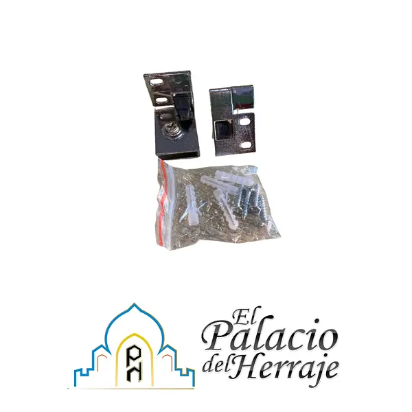 Bisagra Golpe Puerta Vidrio Mueble Madera Zinc-Fun