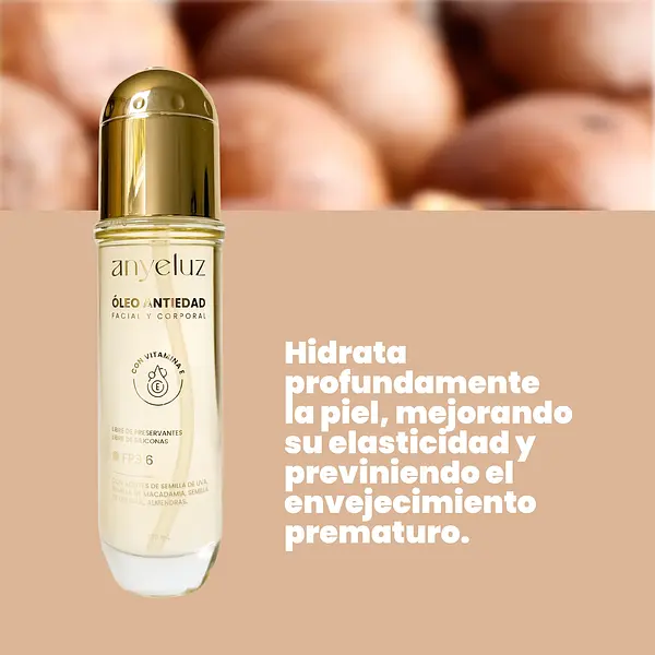 Oleo Antiedad Facial Y Corporal