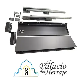 Costado Metal C/Lto Gris Ant 50cm H126 - Feh 6765