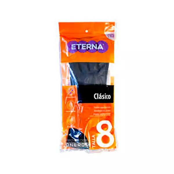 Guantes Eterna Clásico Poder Antibacterial Talla 8