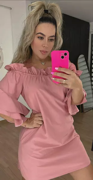 Vestido Palo De Rosa – Elegancia Suave Y Versátil