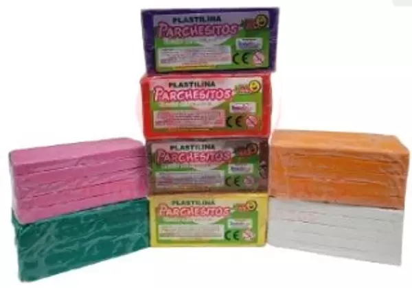 Plastilina Parchesito Barra 320 Grs Stdo