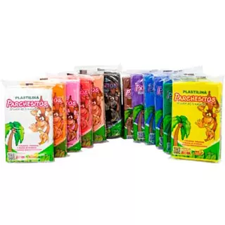 Plastilina Parchesito Barra 125 Grs Stdo