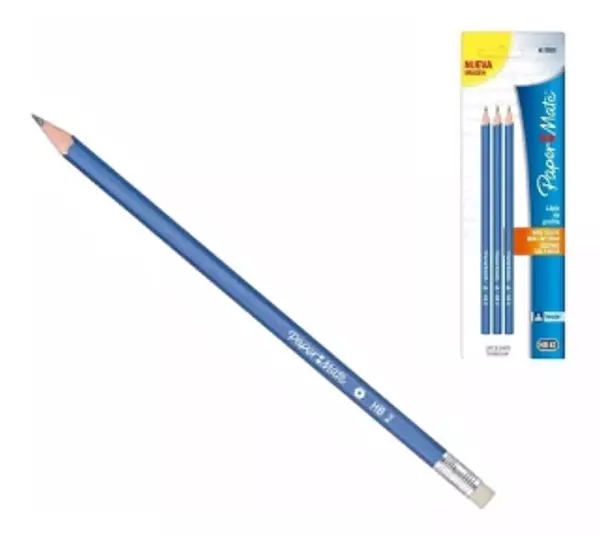 LAPIZ HB 2 AZUL MIRADO PAPER MATE