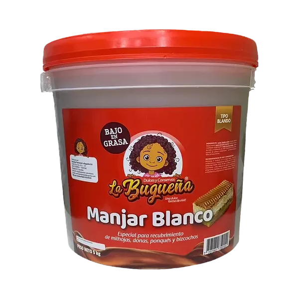 Dulce De Leche La Bugueña Tipo Blanco X5kg
