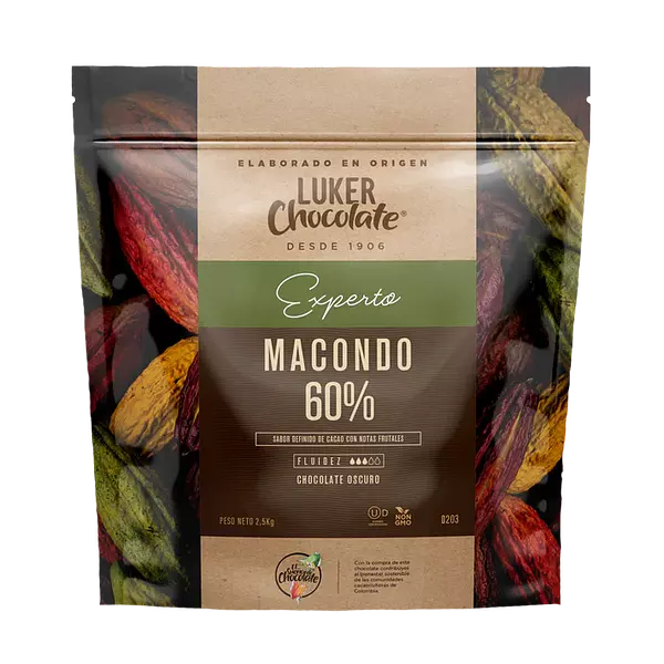 Chocolate Luker Macondo 60% X2.5kg