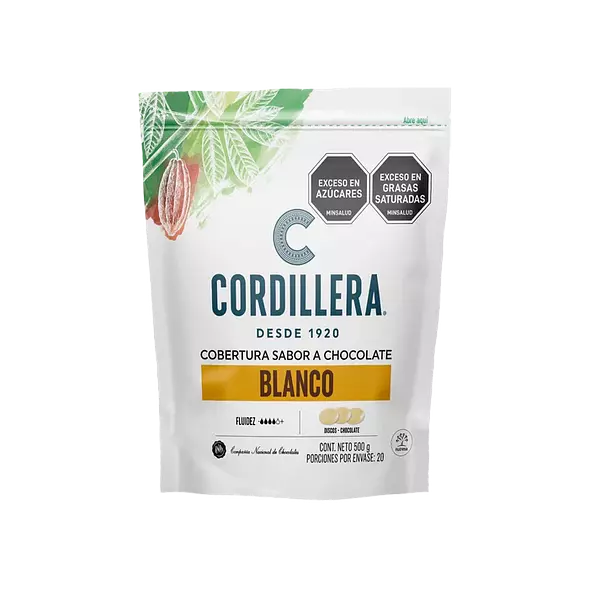 Cobertura Blanca Moneda Cordillera X500gr