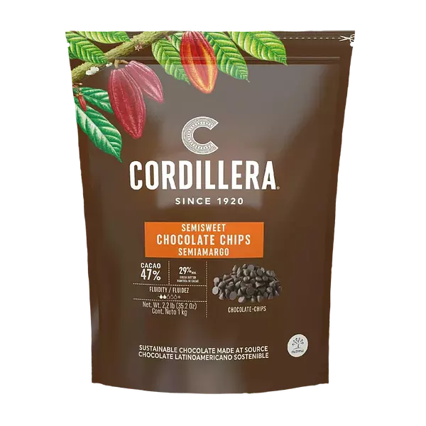 Chips De Chocolate Semiamargo Cordillera 47% X1kg
