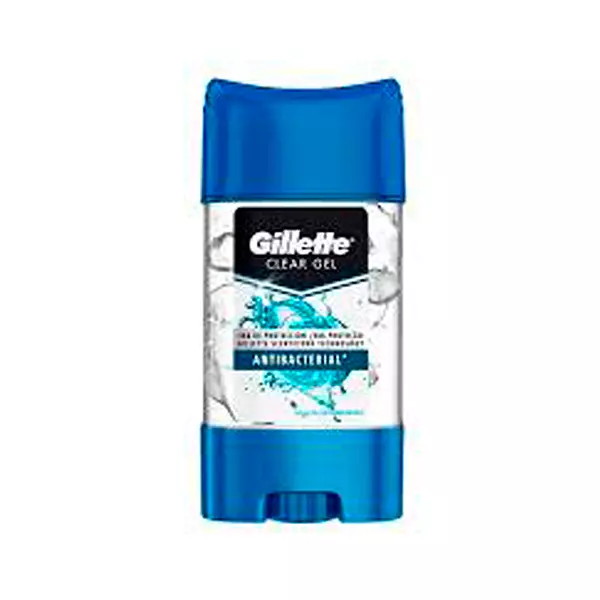 Antitraspirante Gillette Clear Gel Antibacterial 48 Horas De