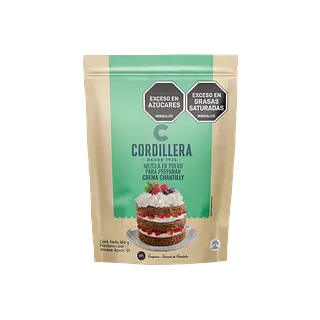Crema Chantilly En Polvo Cordillera X300gr