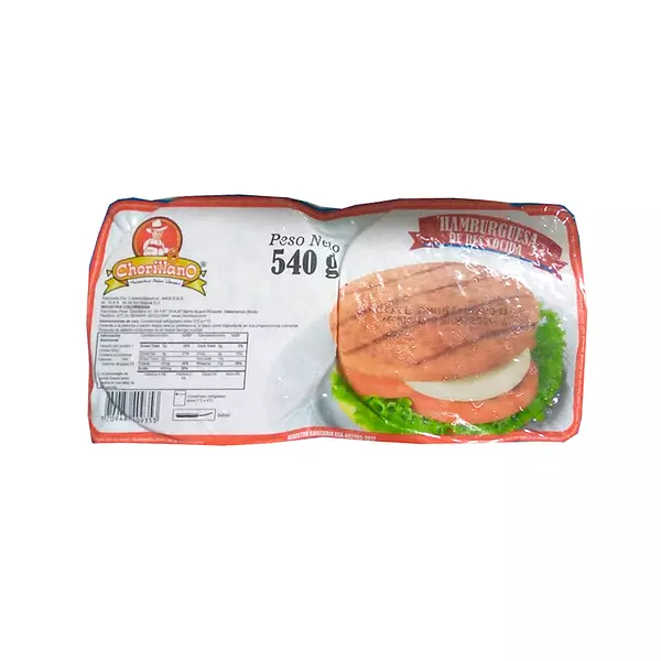 Carne de Hamburguesa de Res Cocida Chorillano