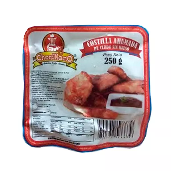 Costilla Ahumada de Cerdo Sin Hueso Chorillano