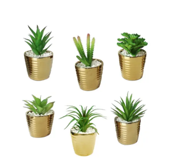 Florero Decorativo Dorado