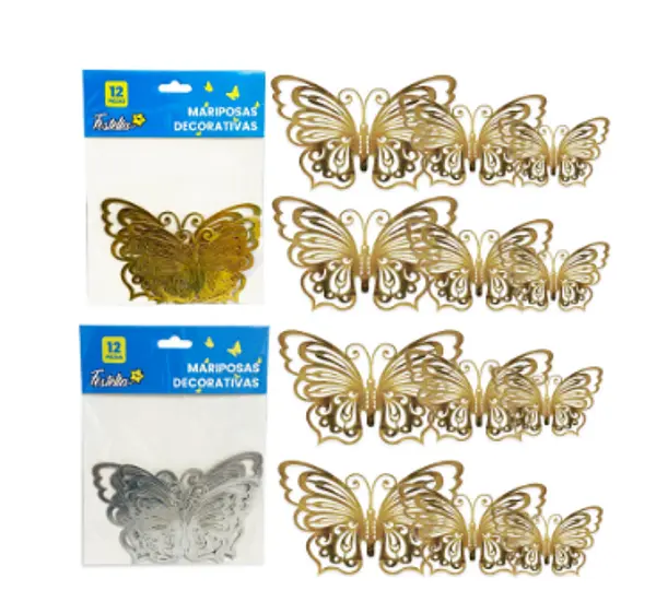 Mariposas Decorativa Paquete X12 -5