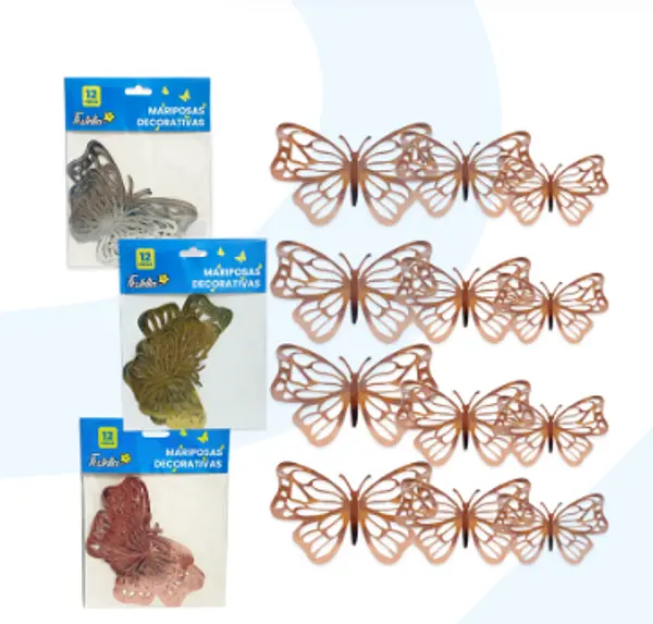 Mariposas Decorativa Paquete X12 -1