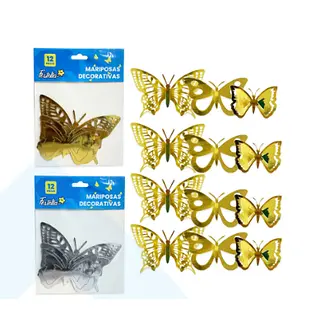 Mariposas Decorativa Paquete X12 -3