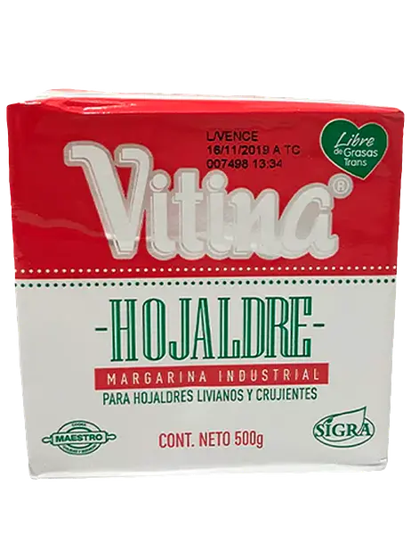 Margarina Vitina Hojaldre X500gr