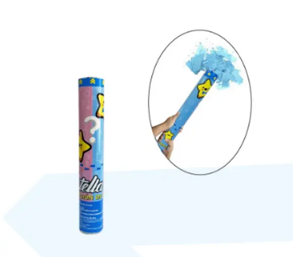 Lanza Confetti Azul 30cm