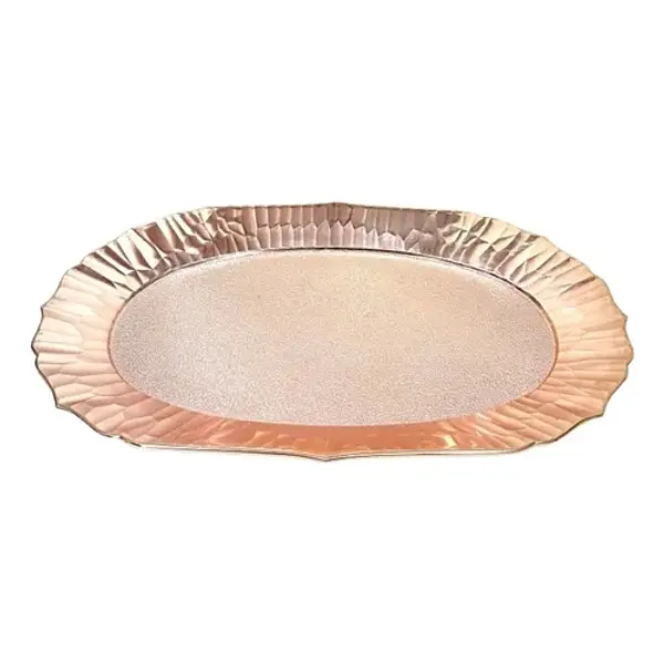 Bandeja Metalizada Oro Rosa