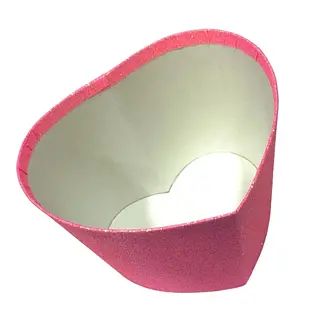 Balde De Corazon Rosado 10cm