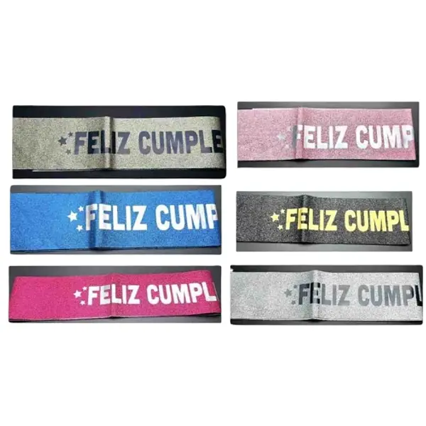 Banda Para Feliz Cumpleaños Decorativa