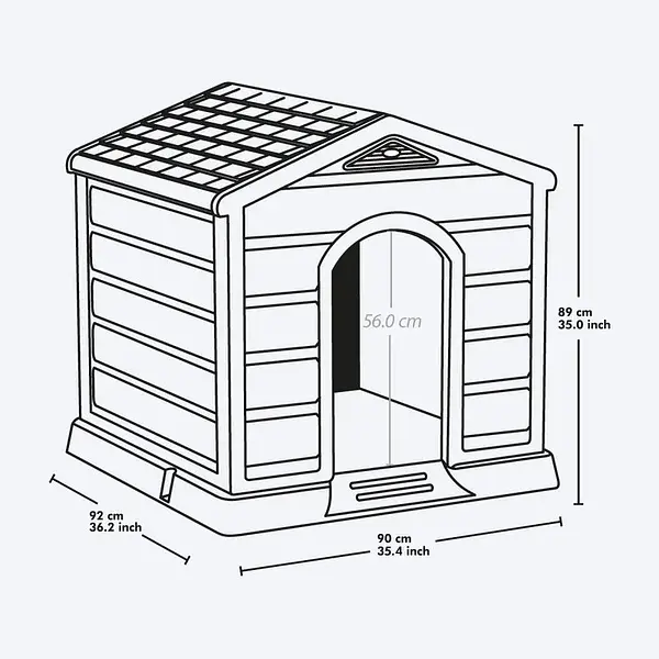 Casa Rimax Para Perro - Razas Medianas Y Grandes