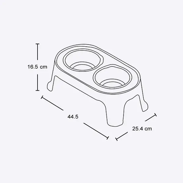 Comedero Alto Para Perro Pequeño | Ergonómico Y Resistente