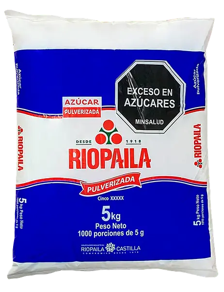 Azúcar Pulverizada Riopaila X5kg