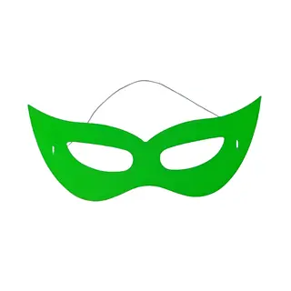 Antifaz Neon Liso Verde
