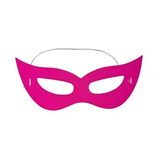 Antifaz Neon Liso Fucsia