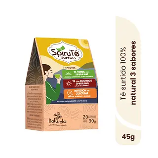 Spiruté Surtido 3 Sabores (Rooibos- Curcuma Y Verde)