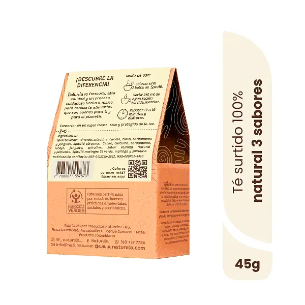 Spiruté Surtido 3 Sabores (Rooibos- Curcuma Y Verde)