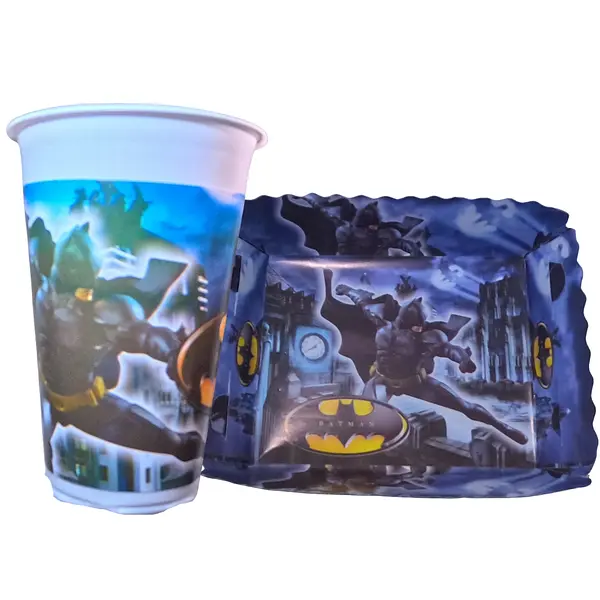 Platos Y Vasos Para Fiesta De Batman