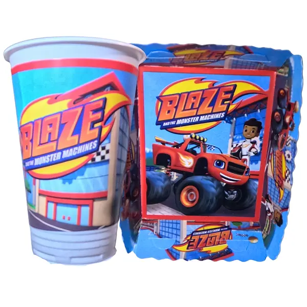 Platos Y Vasos Para Fiesta De Blaze